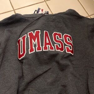 Grey UMass Sweatshirt